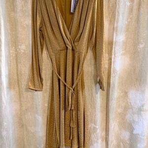 Ann Taylor Mustard Yellow Dress